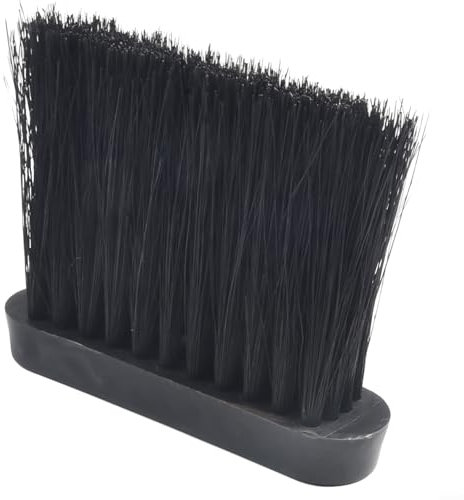 Yhenlovtt Fireplace Brush Replacement Head Plastic Handle Sisal Bristles Hearth Cleaning Tool Spare Broom for Fireplace Maintenance Small & Large Sizes(L)