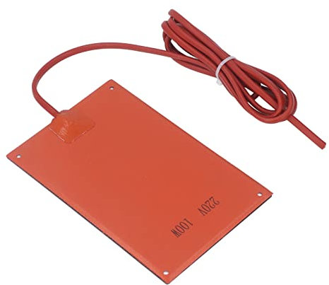 Oil Pan Heater 100W Silicone Heating Mat, -60°C to 250°C, Replacement Engine Heating Plate, Cold Weather Engine Heater