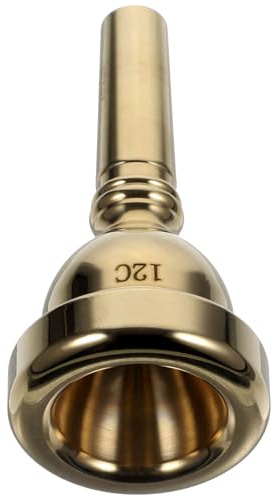 Cabilock Boquilla para Trombón Alto 12C de Metal Instrumento Musical Profesional Accesorio Resistente y Práctico para Actuaciones y Uso Diario