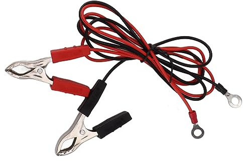 2pcs Electric Fence Wire Connectors, Copper Jump Leads with Clips for Livestock and Garden Fencing Systems, Safe Reliable Connection for Farm Ranch Use