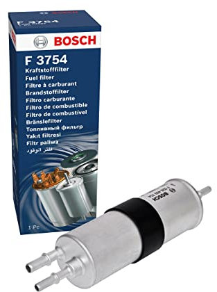Bosch F3754 Filtre à Carburant Essence - Sépare les Particules du Carburant, Protège le Système d'Injection