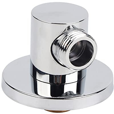 SYH&AQYE Codo de Pared de Ducha de 1/2 , Conector de Manguera de Ducha de 1/2 Pulgadas, Pared de Conector de Manguera de Ducha, Accesorios de Pared de caño de Pared Redonda para baño