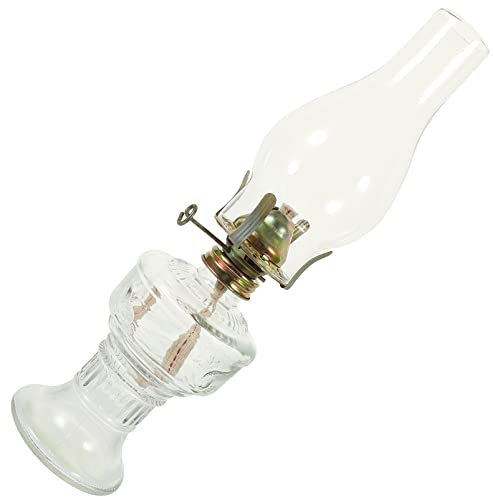 Happyyami Hochzeitsdeko Petroleumlampe Für Innenräume 1 Set Öllampe Laterne Vintage Klarglas Petroleumlampe Kammerlampe Für Innenbeleuchtung Öllampe Für Innenräume Öllampen Für Innenräume