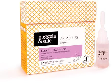 Nuggela & Sulé Ampollas Keratina-Hialurónico. Repara y Sella el pelo 4x10ml