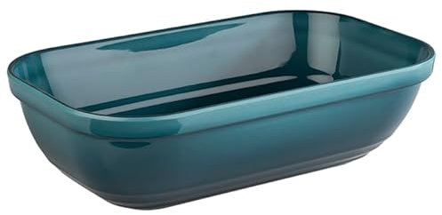 APS 85129 GN 1/4 - Ciotola EMMA, 26,5 x 16,2 cm, altezza: 7,5 cm, in melamina, turchese, 1,5 litri