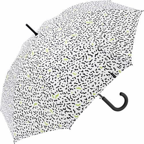Esprit Stockschirm mit Automatik Memphis Dots - Black-White