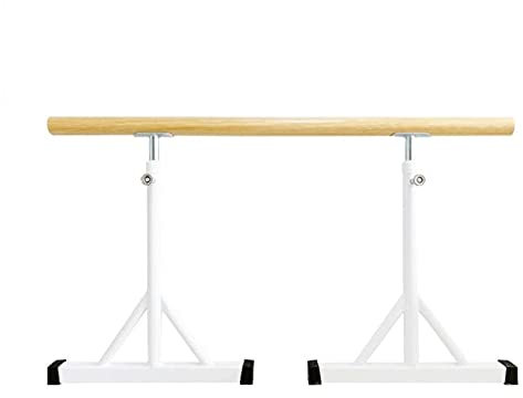 Ballettstange, tragbar, für Zuhause, freistehende Ballettstange, höhenverstellbar, leicht, robust, rost- und geruchsfrei, Fitnessstange für Zuhause (Größe: 1,5 m)