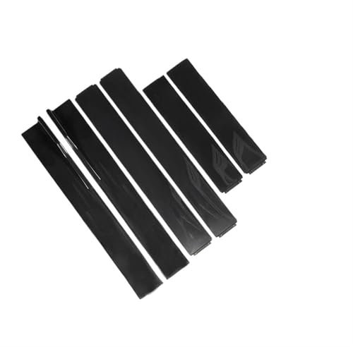 Seitenschweller Für VW Für Golf MK5 MK6 MK7 CC Für Passat Für Jetta Für Polo Für Scirocco Seitenschweller Verlängerung Schweller Lip Wing Splitter Winglet Diffuser(2.2m Bright Black)