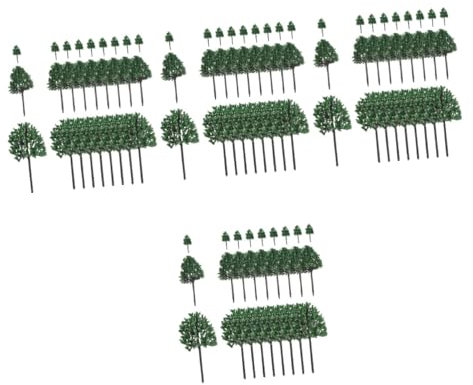 Lurrose 96stücke Teiliges Miniaturbaum Set Für Sandtisch Baum Robustem Für -landschaften Und Kreative Dekoration