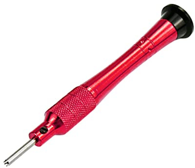 Cacciavite in metallo a 3/4/5 rebbi strumento aperto per orologi movimento / meccanismo vite rosso orologio aperto kit