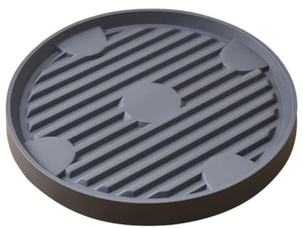 Bnnlqpsttg Planta con ruedas con paleta de jardinera con ruedas, carro de jardinera para mover grandes en maceta, gris