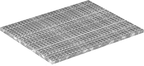 Industrie-Gitterrost | Maße: 800x1000x30 mm; MW 30/30 mm; 30/3 mm | S235JR (St37-2), im Vollbad feuerverzinkt