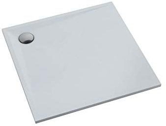 Sellon24® Duschtasse Duschwanne Acrylwanne Acrylschürze Stabilsound® inkl. Träger 90x90 x3cm