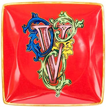 Versace Coppetta Quadra Alfabeto 12 cm Lettera V