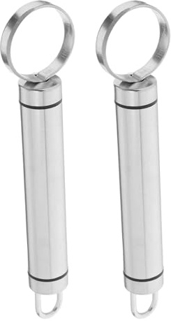 BESTonZON Stainless Steel Peach Pitter Tool Fruit Corer Tool for Easy Peach Pit Removal and Fruit Coring Kitchen Utensil for Apples Pears and Nectarines