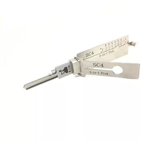 Home Door Civil 2-in-1 Dietrich- und Decoder-Werkzeug, Lockpicking und Schlüsselleser, professionelles Schlosser-Werkzeug (SC4)