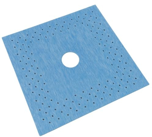 doitBau 10x Profi Sanitär Wandmanschette TPE blau 120x120mm Abdichtung Dusche Bad Küche Fliesen Badezimmer Wand Boden - Gummidichtung passend für alle gängigen Rohrleitungen, Feuchtigkeitssperre