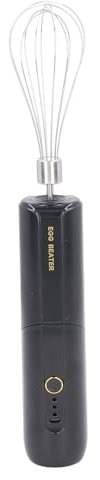 DOACT Frusta Elettrica, Sbattitore Elettrico Senza Fili Ad Alta velocità e 3 velocità per Cucina (BLACK), DOACTk8wtegscb9-13