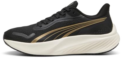 Puma Pounce Lite - Scarpe per Jogging su Strada Unisex, Puma Gold-Puma Black,
