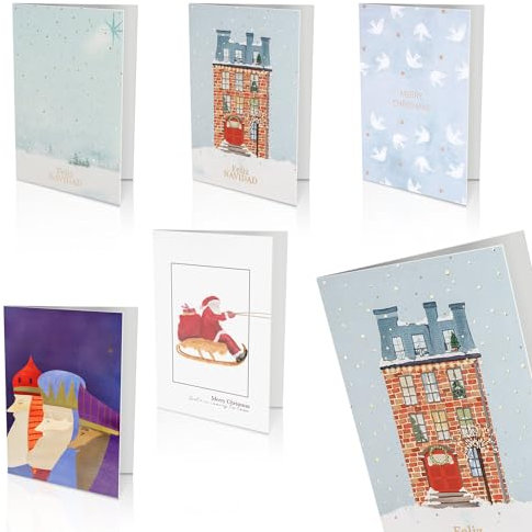 Unicef - Pack de 10 tarjetas de navidad, Colección Arte 18