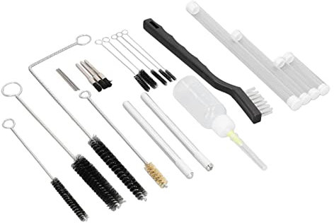Kit de Nettoyage pour Aérographe, Kit de Nettoyage pour Pistolet de Pulvérisation, Ensemble de Brosses à Aiguilles en Acier Inoxydable, Accessoires pour Aérographe, Kit d'outils