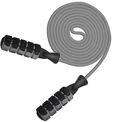 MUSISALY Gewichtetes Springseil Mit Duplex-lager Für Fitness-workout 8 Mm Graue Springseile Für Erwachsene Und Studenten