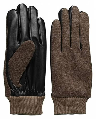 Faustmann Kunstleder/Strickhandschuh Artic Style braun Größe M