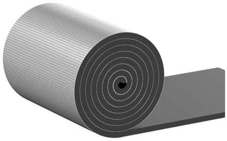 Tapis D'insonorisation D'isolation, Coton D'isolation Acoustique En Feuille D'aluminium Auto-Adhésif, 10-30 Mm D'épaisseur, Coton D'isolation De Mur Extérieur, For Une Utilisation Dans Les Murs(107.64