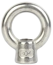 Dreieck Form Hebeöse Muttern, Ringmutter aus Edelstahl 304 M6 M8 M10 M12 M16 M20 M24 Ringmuttern(M20)