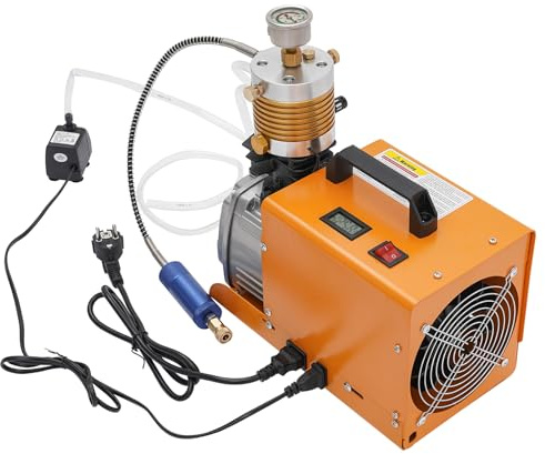 vinnyooc Tragbarer Luftkompressor, 220 V, PCP, Hochdruck-Luftpumpe, 300 bar, elektrische Luftpumpe 2800 U/min, zum Aufpumpen von Reifen, Druckbeaufschlagung von Geräten