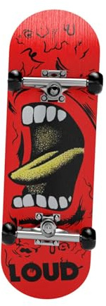 Pegciuho Fingerboard – Sammlerstück, Originelles Geburtstagsgeschenk, Mini Skateboard Zur Förderung Der Feinmotorik bei Jugendlichen Und Erwachsenen, Rot