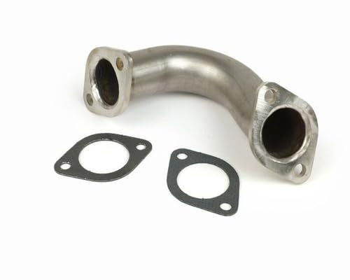 BGM Krümmer Auspuffanlage BGM Edelstahl kompatibel für 125-180ccm 2T Gilera Runner FX FXR, Italjet Dragster, Piaggio SKR, TPH, Skipper, Hexagon LX LXT SM04 SM06 SM02 Auspuffkrümmer | Auspuffkrümmer Edelstahl, Ø35mm; kompatibel mit Gilera Runner FXR, Italjet Dragster, Piaggio SKR, TPH, Skipper, Hexagon LX