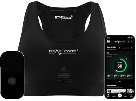 STATSports Academy Women's Football GPS Tracker Bra – 24 Metrics | 200+ video drills, pro coaching, nutrition & recovery guidance, exclusive Premier League masterclasses, progress tracking