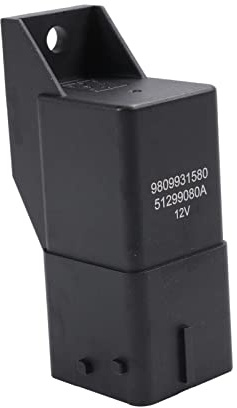 Bohaner Relais Vorwärmkerze Steuereinheit Zündkerzensystem 9640469680 51299080A Für Peugeot Citroen Diesel Fiat Mini 12V 8-Pins Schwarz