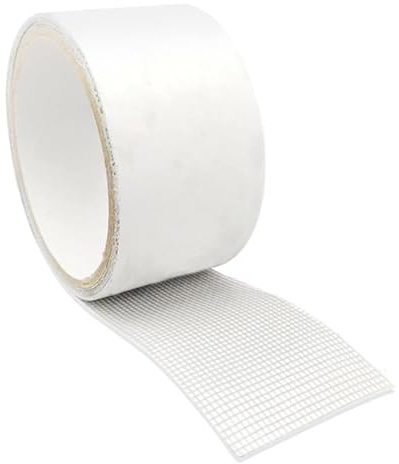 Ruban adhésif super fort pour réparation moustiquaires trous ou entailles 5 cm x 2 mètres disponible en 3 couleurs (5 x 200 cm, blanc)