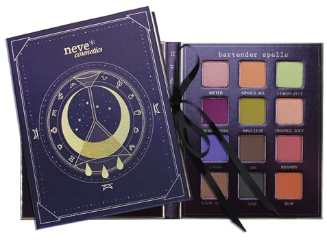 Neve Cosmetics ArtDiary Palette, 12 ombretti per creare infiniti cocktail cromatici | Bartender Spells Palette