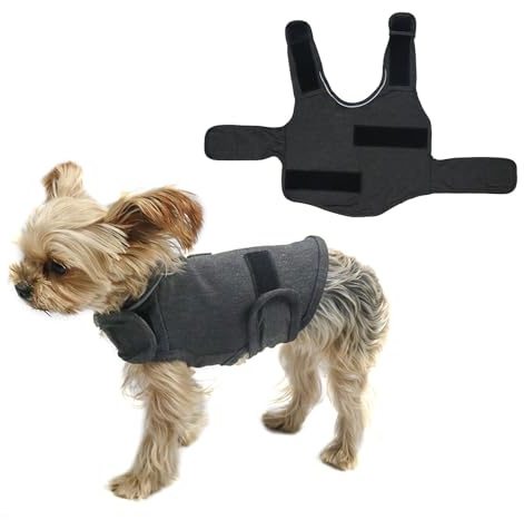 Hund Angst Jacke beruhigende Mantel Thunder Hund Wrap Angst Relief Shirt Weste mit reflektierenden Streifen für Haustiere Keep Calming Comfort Stress Relief Feuerwerk Thunder Storm