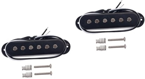 BESTonZON 2 Stück Single Coil Gitarren Tonabnehmer Gitarrenteile Musikinstrumente Teile Gitarrenzubehör Single Humbucker Für Gitarre