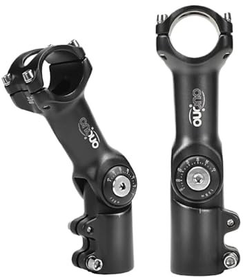 CaFfen Lenkervorbau 1 Pcs Verstellbarer Vorbau Power Bike Tisch 90-180 Grad Fahrrad Lenker Extender 25.4/31,8mm Fahrrad Vorbau(25.4x80mm)