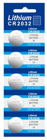 Chenxi Studio Pack of 25pc/5pc Button Cell Battery 3V Lithium Button Battery CR927/CR1220/CR1620/CR1632/CR2016/CR2025//CR2450