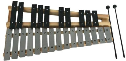 EHJRE 25 Noten Holz Xylophon Holz Montessori Spielzeug für Event Schule Orchester Zuhause