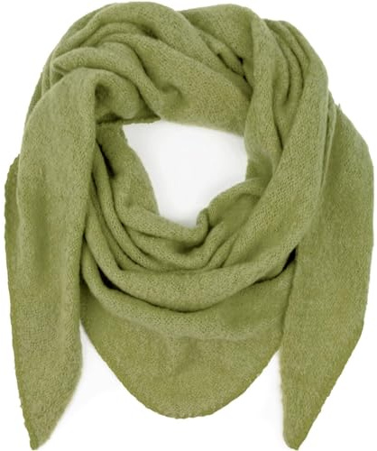 Glamexx24 Damen Schal Dreieckstuch Winterschal Warmer Halstuch Kuscheliger Strickschal in viele Farben Weicher Angenehm zu Tragen