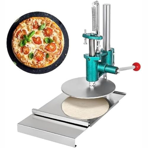 Presse à Pâte à Pizza Manuelle - Rouleau à Pâte Commercial et Feuille pour Croûtes à Pizza, Tortillas et Pâtisserie, Diamètre, Idéal pour Chapati et Préparation de Tartes à Pizza