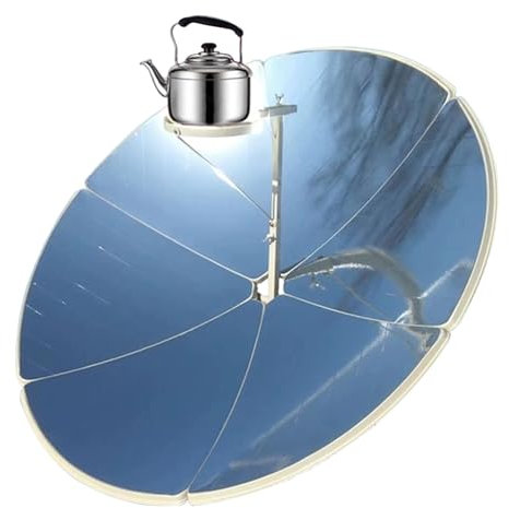 Fornello solare pieghevole per cucinare all'aperto, efficiente forno solare per acqua bollente e cibo, fornello solare portatile, ideale per campeggio ed emergenza