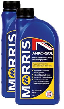 Morris Anti Corrosion Fluid Inhibitor - Central Heating & Automotive 2x1L