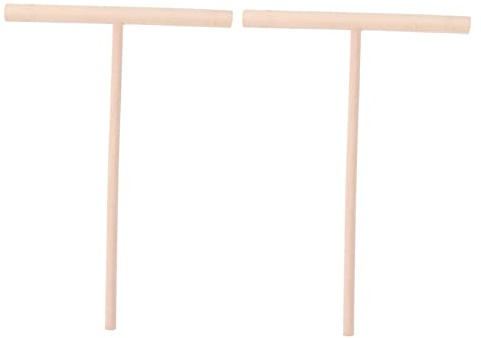 LOORGVEL Spalmatore Per Crepes e Distributore Di Pasta in Legno, Utensili Da Cucina in Legno Per Crêpes Sottili e Pancake, Set 2 Pezzi Per Uso Domestico