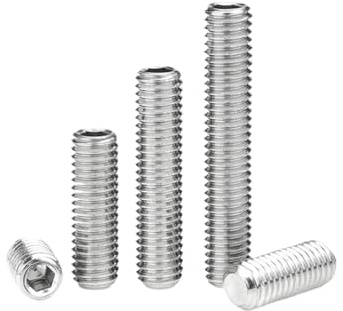 50 Stück kopflose Sechskant-Gewindestifte aus Edelstahl(M3 x3mm)
