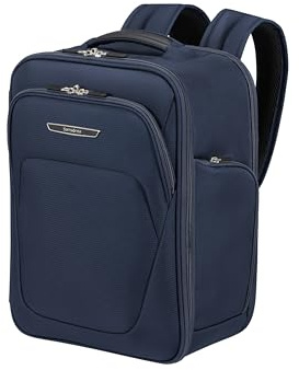 Samsonite Spark SNG Eco - Kabinenrucksack 40x30x20 cm - Handgepäck für Ryanair, Wizz Air & Vueling, Underseat Tasche mit Laptopfach 15.6, 26 L, 0.80 KG, Blau (Midnight Blue)