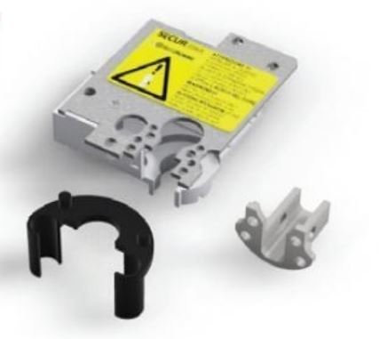 SECUREMME CUORE DI RICAMBIO A CILINDRO EUROPEO SECURTINA DX DESTRO, 4 MANDATE CORSA 40 mm PER SERRATURE SERIE 25, BLOCCO DEL CILINDRO IN CASO DI ESTRAZIONE FORZATA