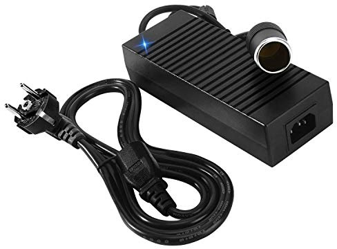 Plozoe KFZ Netzadapter 120W 12V 10A AC-DC Spannungswandler | 230V auf 12V Netzadapter mit Zigarettenanzünder Steckdose, geeignet fürAuto Kühlbox und Kompressoren